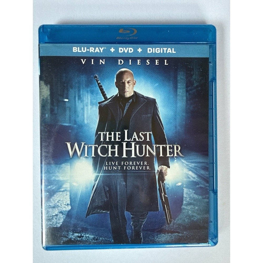The Last Witch Hunter Blu-ray DVD 2-Disc Set Vin Diesel Fantasy Movie 2015